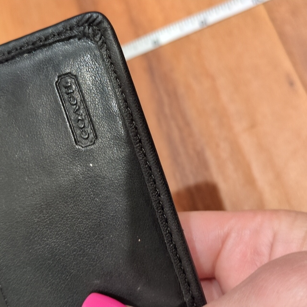 Coach Alexandra Black Leather Envelope wallet - Picture 7 of 15